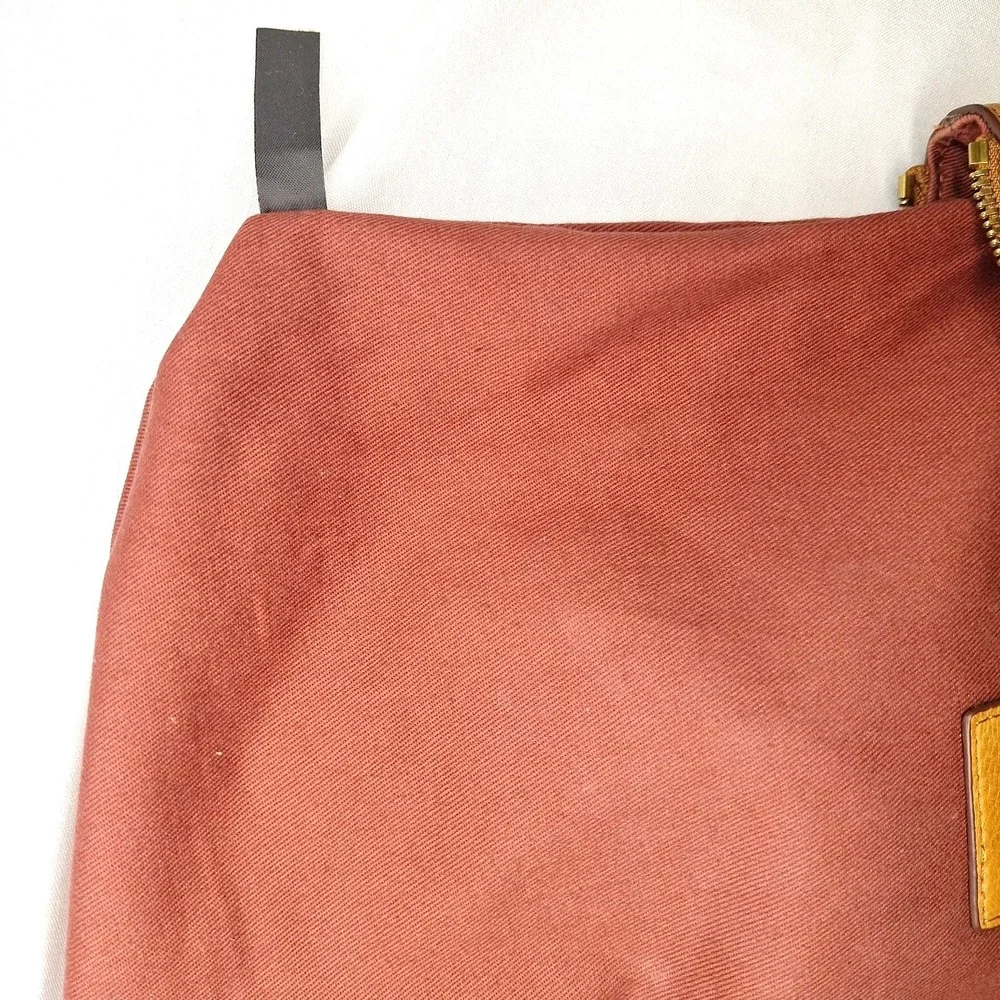 Margot New York Leather Messenger Hobo Handbag Purse‎ Cognac Shoulder Bag Brown